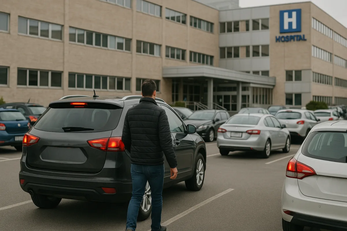 Parcheggiare vicino agli ospedali: strategie poco note che riducono l’attesa
