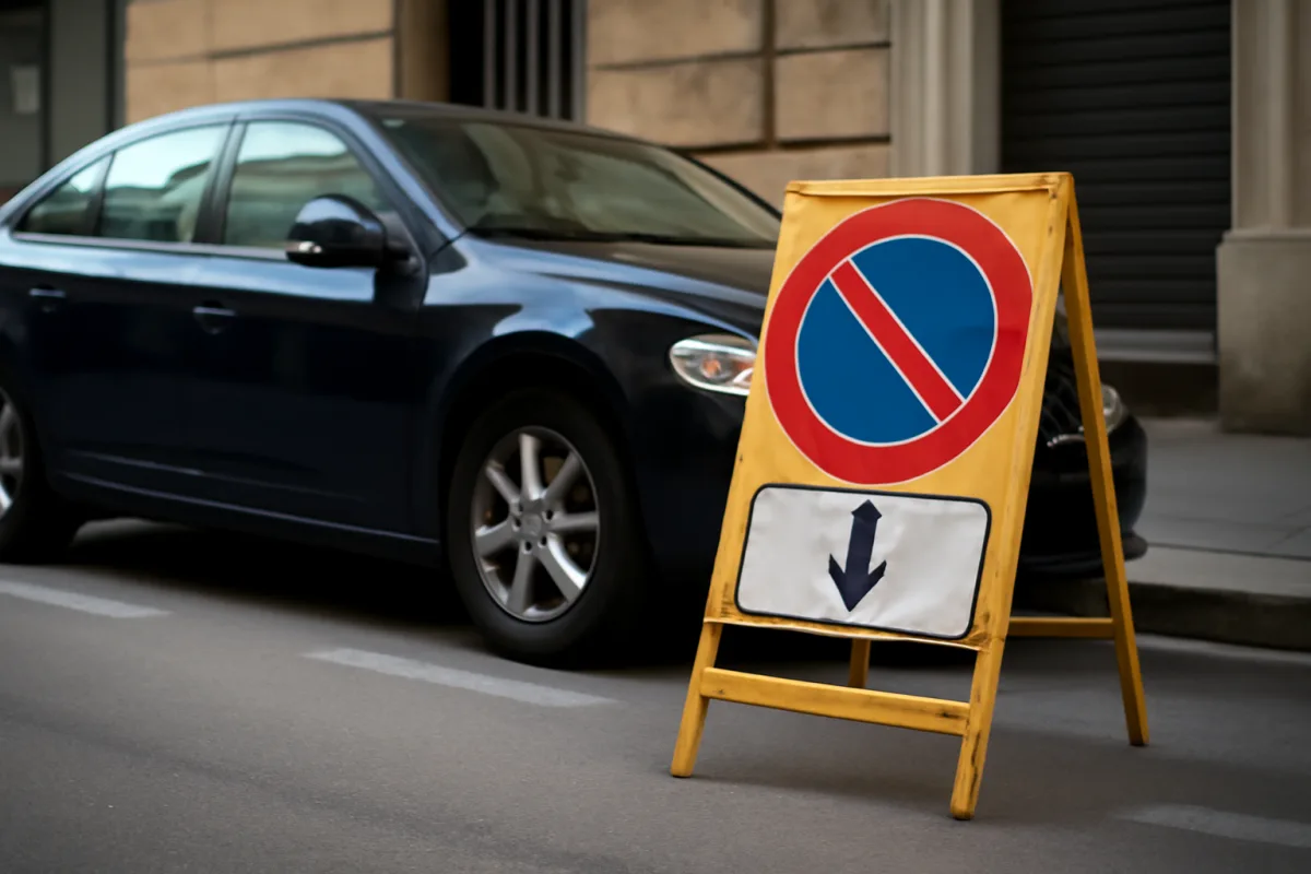 Divieto di sosta temporaneo: come riconoscerlo subito senza errori costosi