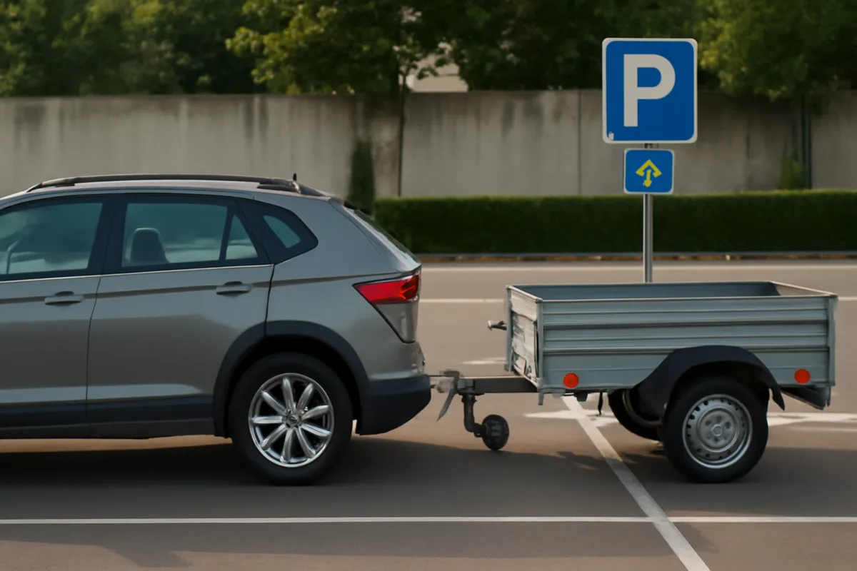 Posso sostare con il carrello appendice nei normali parcheggi pubblici? Le regole da non ignorare per viaggiare tranquilli